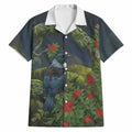 Rongoa Maori New Zealand Rata Hawaiian Shirt NZ Tui Bird Forest Vibes