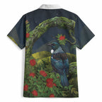 Rongoa Maori New Zealand Rata Hawaiian Shirt NZ Tui Bird Forest Vibes