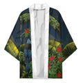Rongoa Maori New Zealand Rata Kimono NZ Tui Bird Forest Vibes