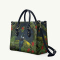 Rongoa Maori New Zealand Rata Leather Bag NZ Tui Bird Forest Vibes