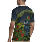 Rongoa Maori New Zealand Rata Rugby Jersey NZ Tui Bird Forest Vibes