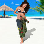 Rongoa Maori New Zealand Rata Sarong NZ Tui Bird Forest Vibes