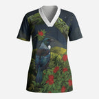 Rongoa Maori New Zealand Rata Scrub Top NZ Tui Bird Forest Vibes