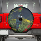 Rongoa Maori New Zealand Rata Spare Tire Cover NZ Tui Bird Forest Vibes