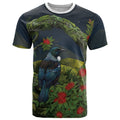 Rongoa Maori New Zealand Rata T Shirt NZ Tui Bird Forest Vibes
