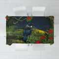 Rongoa Maori New Zealand Rata Tablecloth NZ Tui Bird Forest Vibes