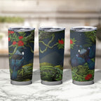 Rongoa Maori New Zealand Rata Tumbler Cup NZ Tui Bird Forest Vibes