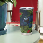 Rongoa Maori New Zealand Rata Tumbler Cup NZ Tui Bird Forest Vibes