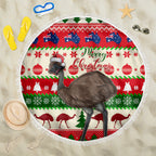australia-christmas-beach-blanket-aussie-emu-santa-merry-xmas