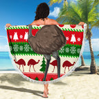 australia-christmas-beach-blanket-aussie-emu-santa-merry-xmas