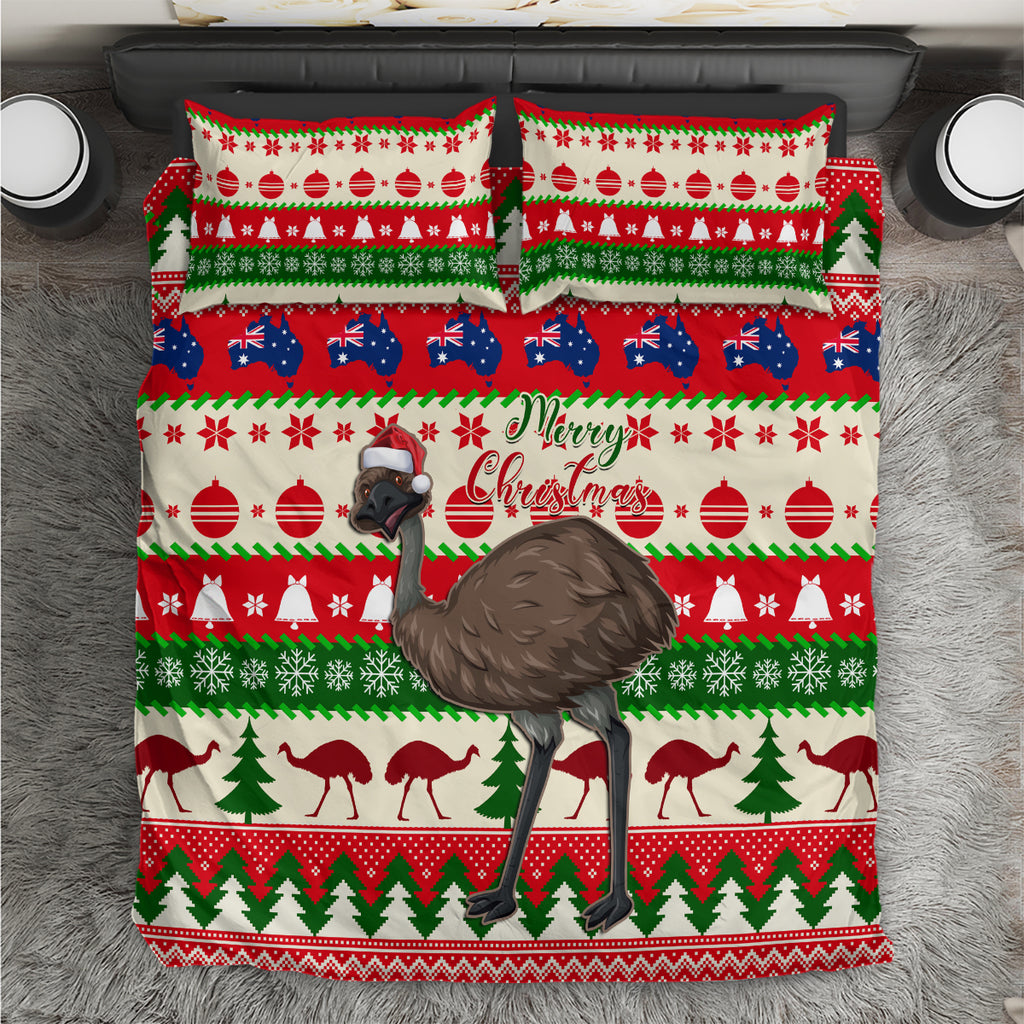 australia-christmas-bedding-set-aussie-emu-santa-merry-xmas