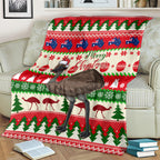 australia-christmas-blanket-aussie-emu-santa-merry-xmas