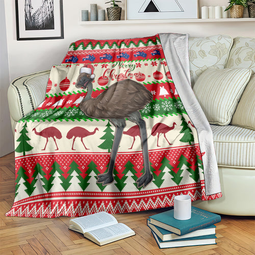 australia-christmas-blanket-aussie-emu-santa-merry-xmas
