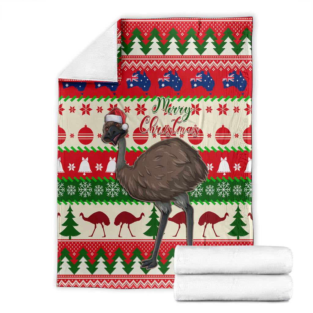 australia-christmas-blanket-aussie-emu-santa-merry-xmas