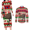 australia-christmas-couples-matching-long-sleeve-bodycon-dress-and-long-sleeve-button-shirt-aussie-emu-santa-merry-xmas