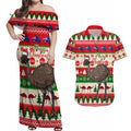 australia-christmas-couples-matching-off-shoulder-maxi-dress-and-hawaiian-shirt-aussie-emu-santa-merry-xmas