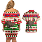 australia-christmas-couples-matching-off-shoulder-short-dress-and-hawaiian-shirt-aussie-emu-santa-merry-xmas