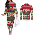 australia-christmas-couples-matching-off-the-shoulder-long-sleeve-dress-and-long-sleeve-button-shirt-aussie-emu-santa-merry-xmas