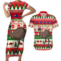 australia-christmas-couples-matching-short-sleeve-bodycon-dress-and-hawaiian-shirt-aussie-emu-santa-merry-xmas