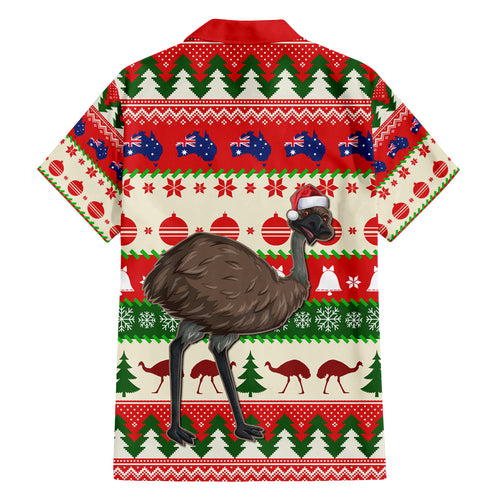 australia-christmas-family-matching-tank-maxi-dress-and-hawaiian-shirt-aussie-emu-santa-merry-xmas