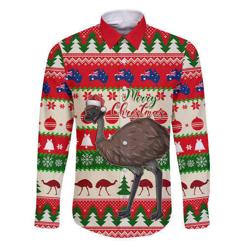 australia-christmas-family-matching-tank-maxi-dress-and-hawaiian-shirt-aussie-emu-santa-merry-xmas