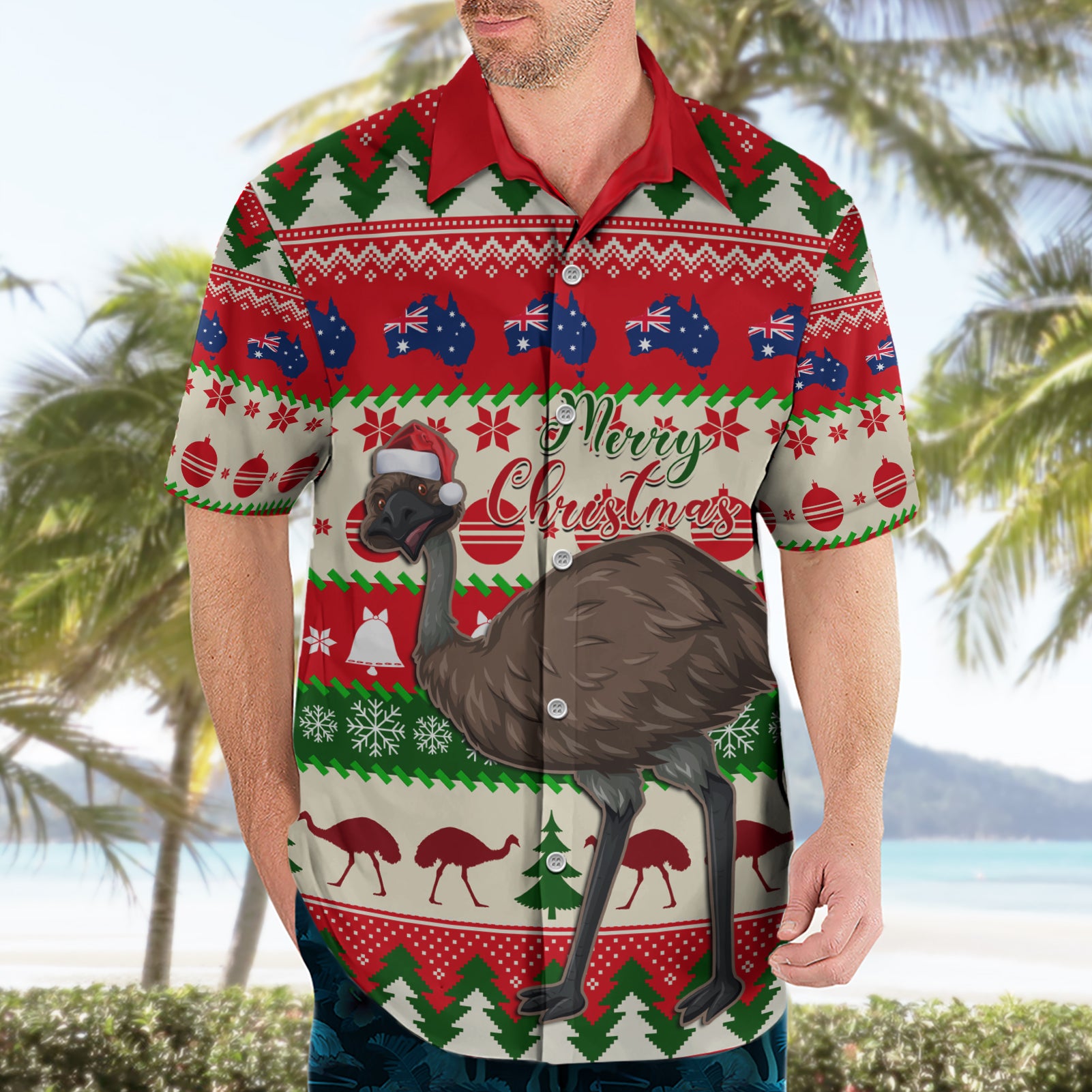 australia-christmas-hawaiian-shirt-aussie-emu-santa-merry-xmas