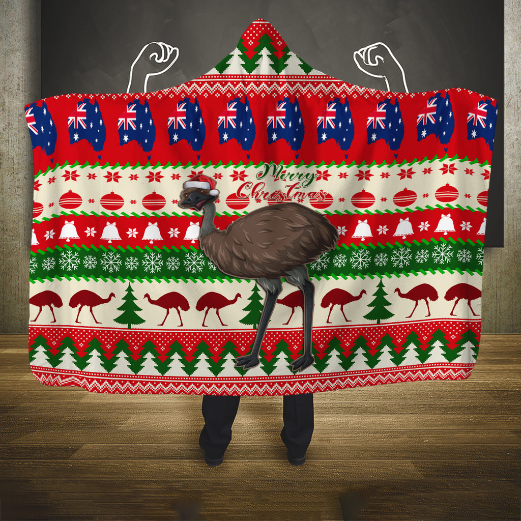australia-christmas-hooded-blanket-aussie-emu-santa-merry-xmas