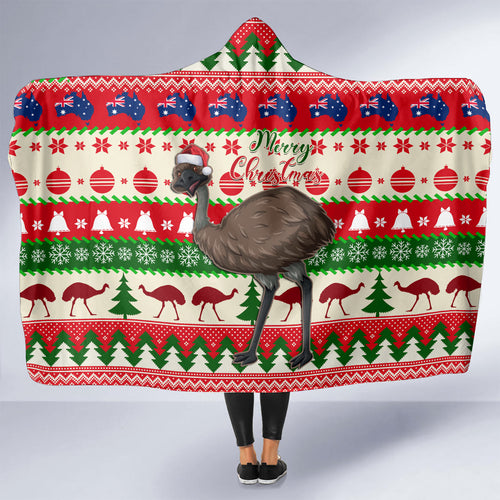 australia-christmas-hooded-blanket-aussie-emu-santa-merry-xmas