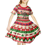 australia-christmas-kid-short-sleeve-dress-aussie-emu-santa-merry-xmas