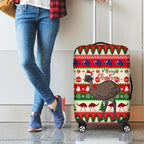 australia-christmas-luggage-cover-aussie-emu-santa-merry-xmas