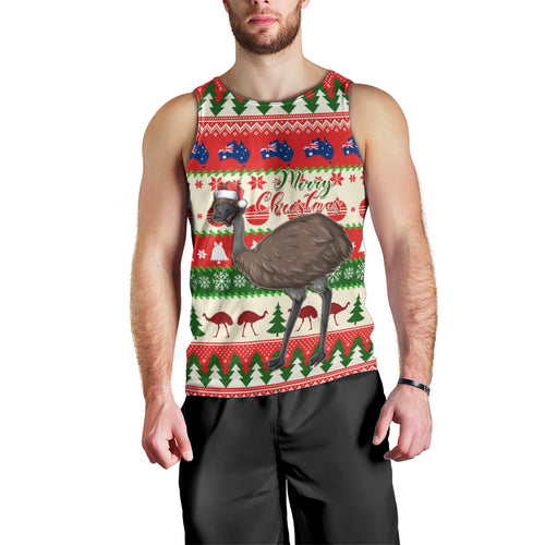 australia-christmas-men-tank-top-aussie-emu-santa-merry-xmas