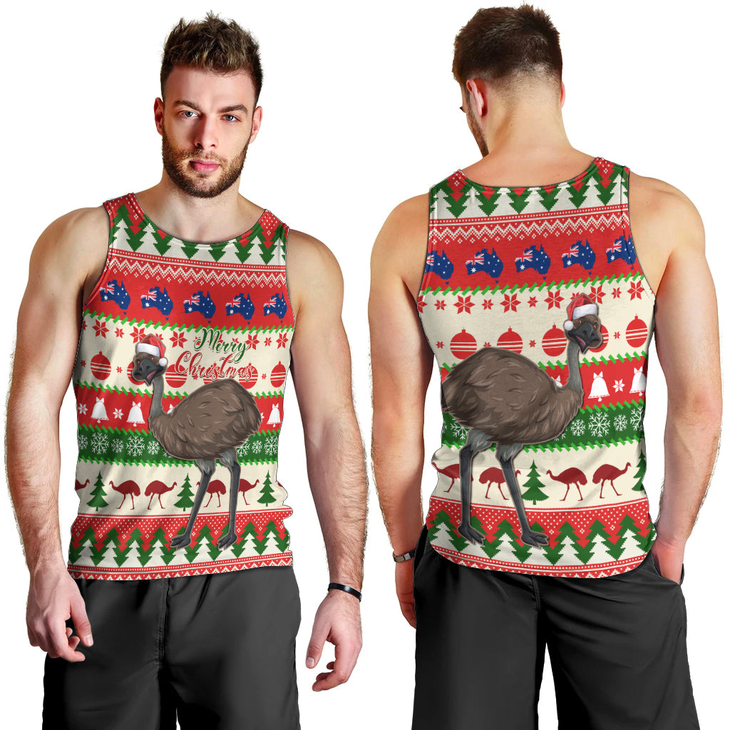 australia-christmas-men-tank-top-aussie-emu-santa-merry-xmas