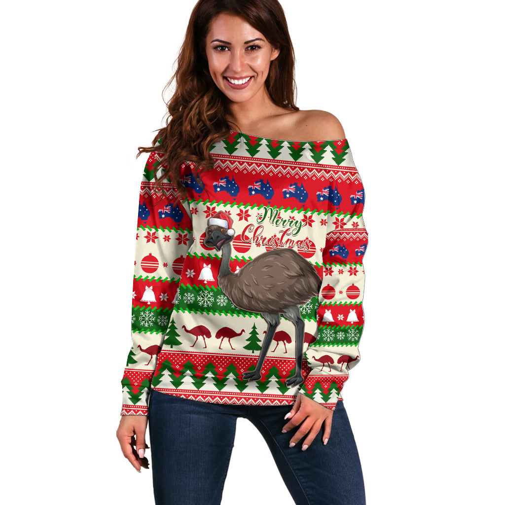 australia-christmas-off-shoulder-sweater-aussie-emu-santa-merry-xmas