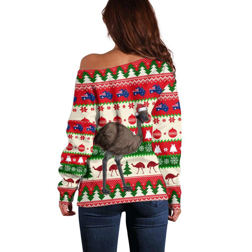 australia-christmas-off-shoulder-sweater-aussie-emu-santa-merry-xmas