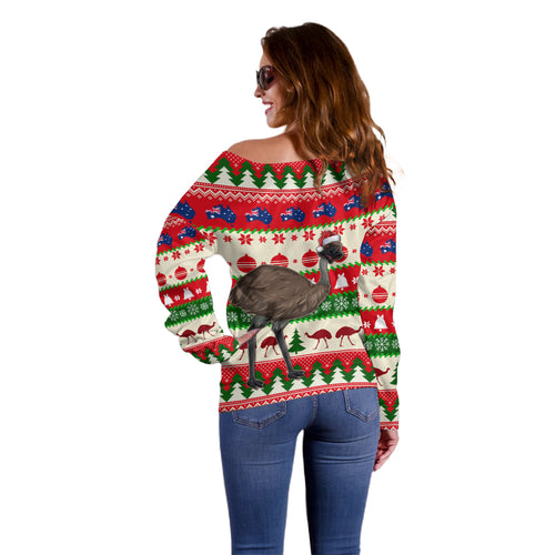 australia-christmas-off-shoulder-sweater-aussie-emu-santa-merry-xmas