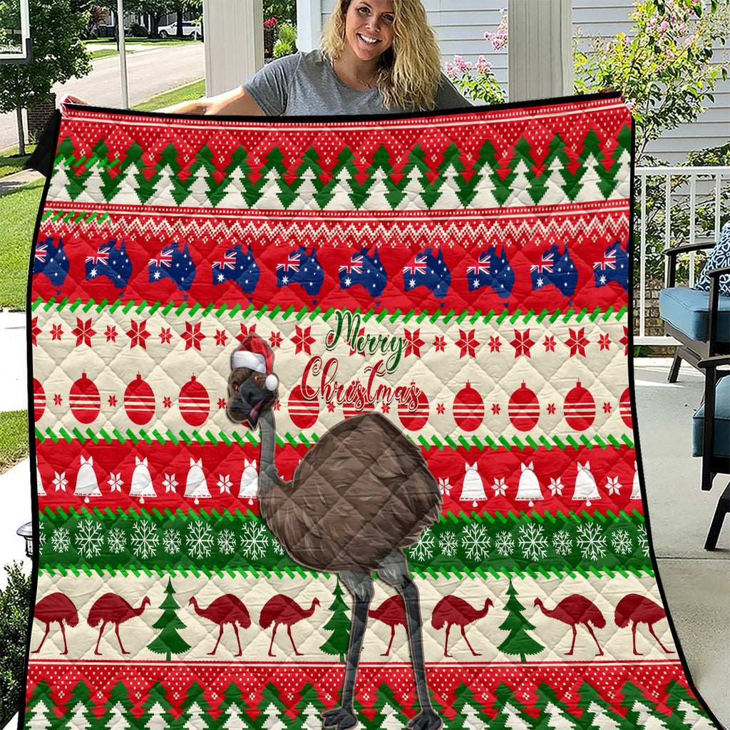australia-christmas-quilt-aussie-emu-santa-merry-xmas