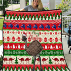 australia-christmas-quilt-aussie-emu-santa-merry-xmas