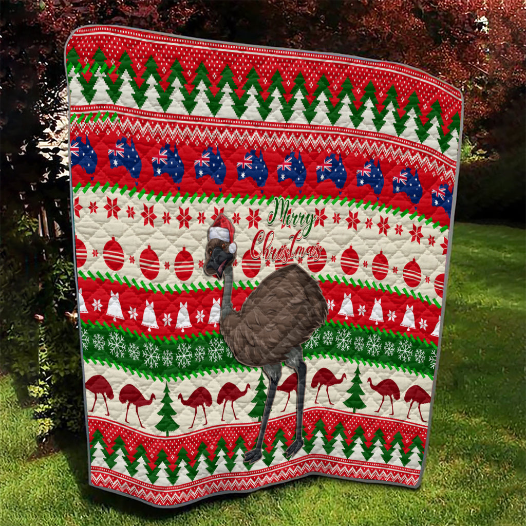 australia-christmas-quilt-aussie-emu-santa-merry-xmas