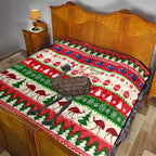 australia-christmas-quilt-aussie-emu-santa-merry-xmas
