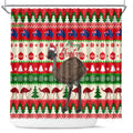 australia-christmas-shower-curtain-aussie-emu-santa-merry-xmas