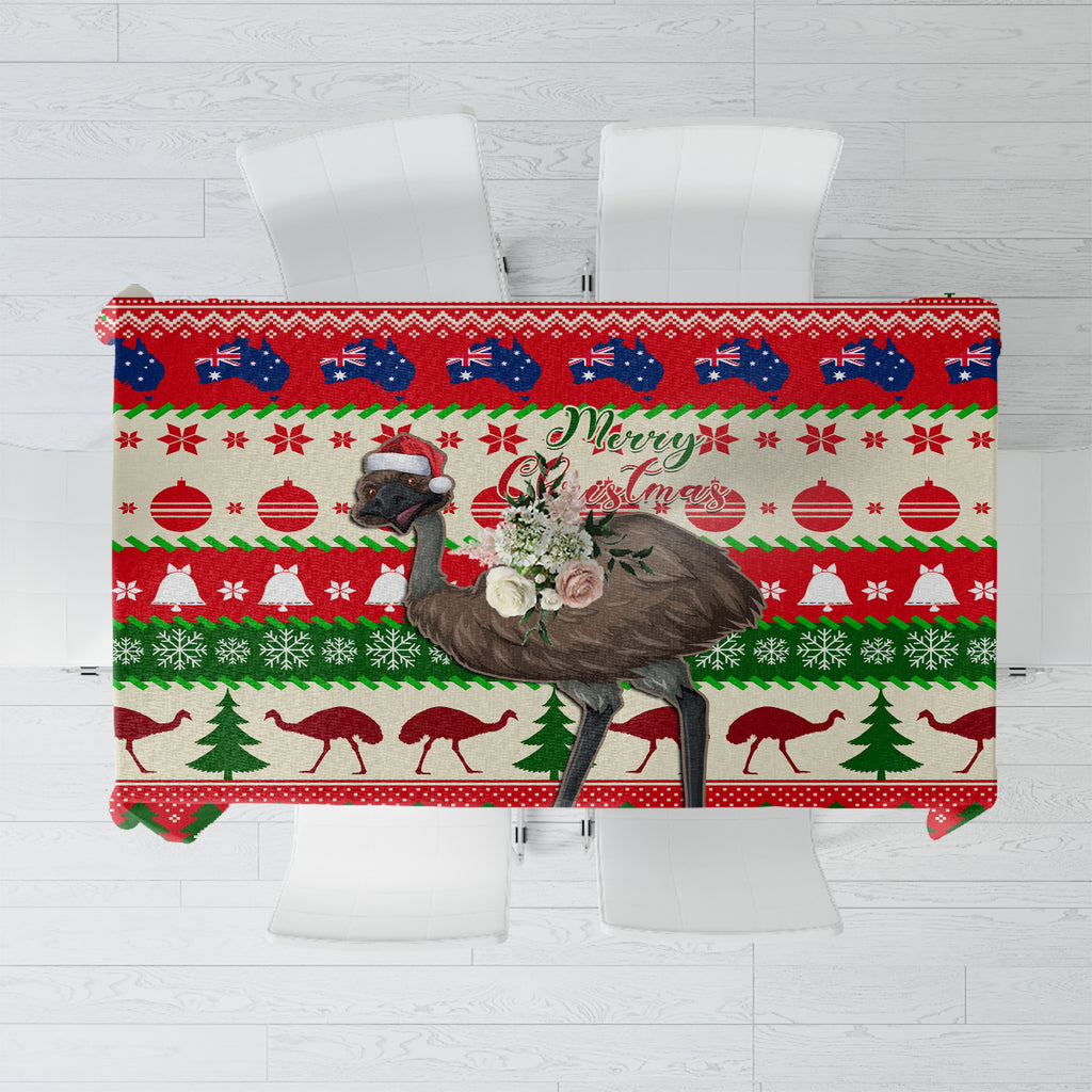 australia-christmas-tablecloth-aussie-emu-santa-merry-xmas