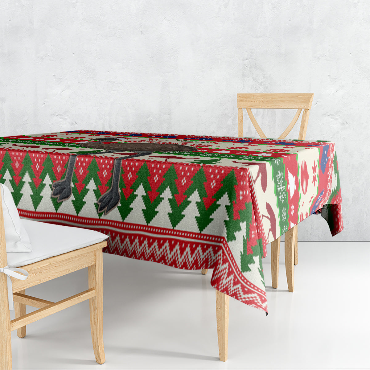 australia-christmas-tablecloth-aussie-emu-santa-merry-xmas