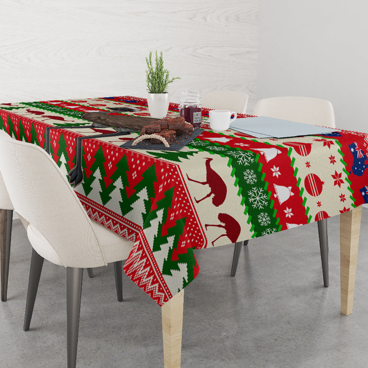 australia-christmas-tablecloth-aussie-emu-santa-merry-xmas