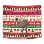 australia-christmas-tapestry-aussie-emu-santa-merry-xmas