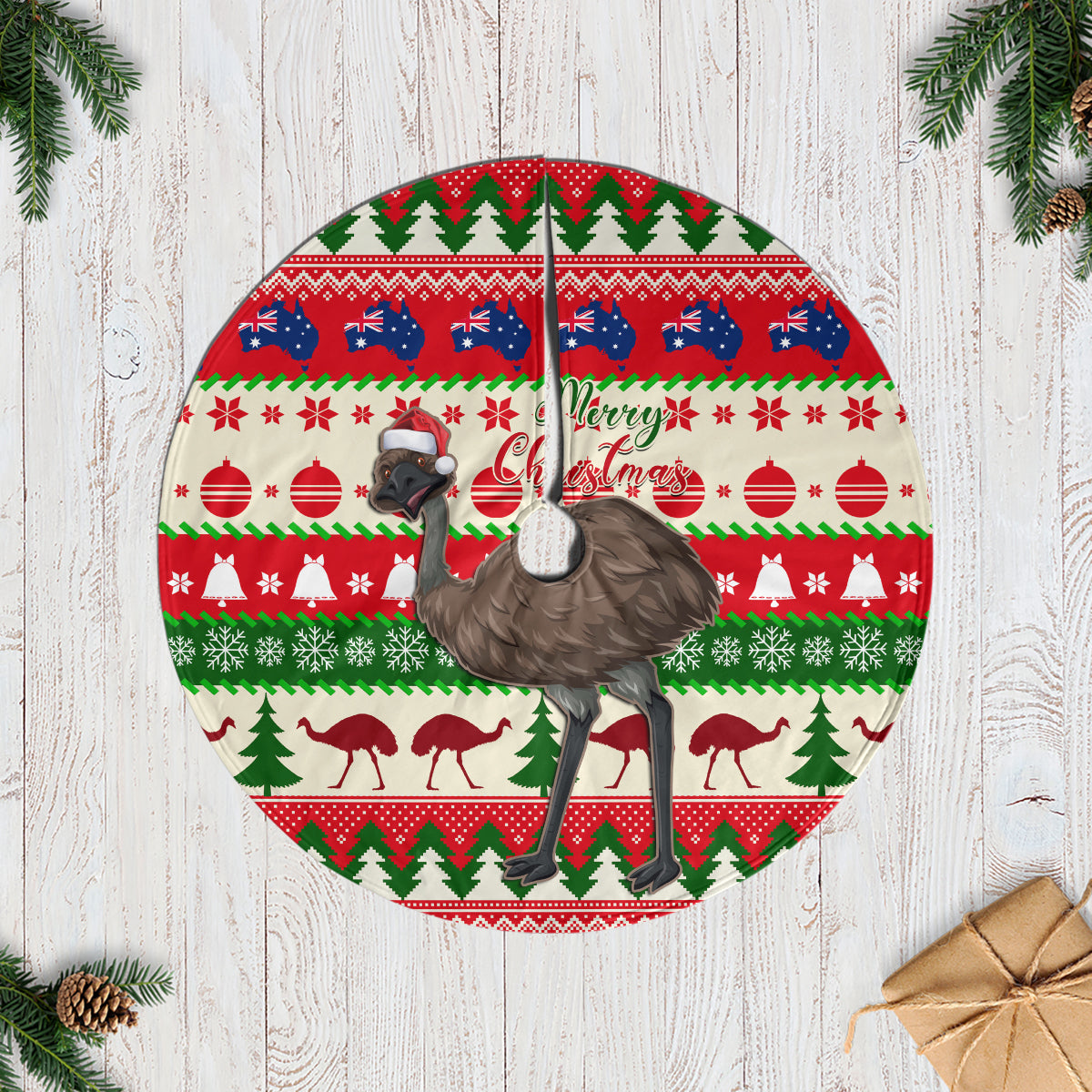 australia-christmas-tree-skirt-aussie-emu-santa-merry-xmas