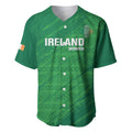 Custom Ireland Cricket Baseball Jersey Irish Celtic Knot - National Color