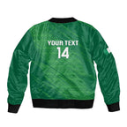 Custom Ireland Cricket Bomber Jacket Irish Celtic Knot - National Color