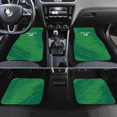 Custom Ireland Cricket Car Mats Irish Celtic Knot - National Color