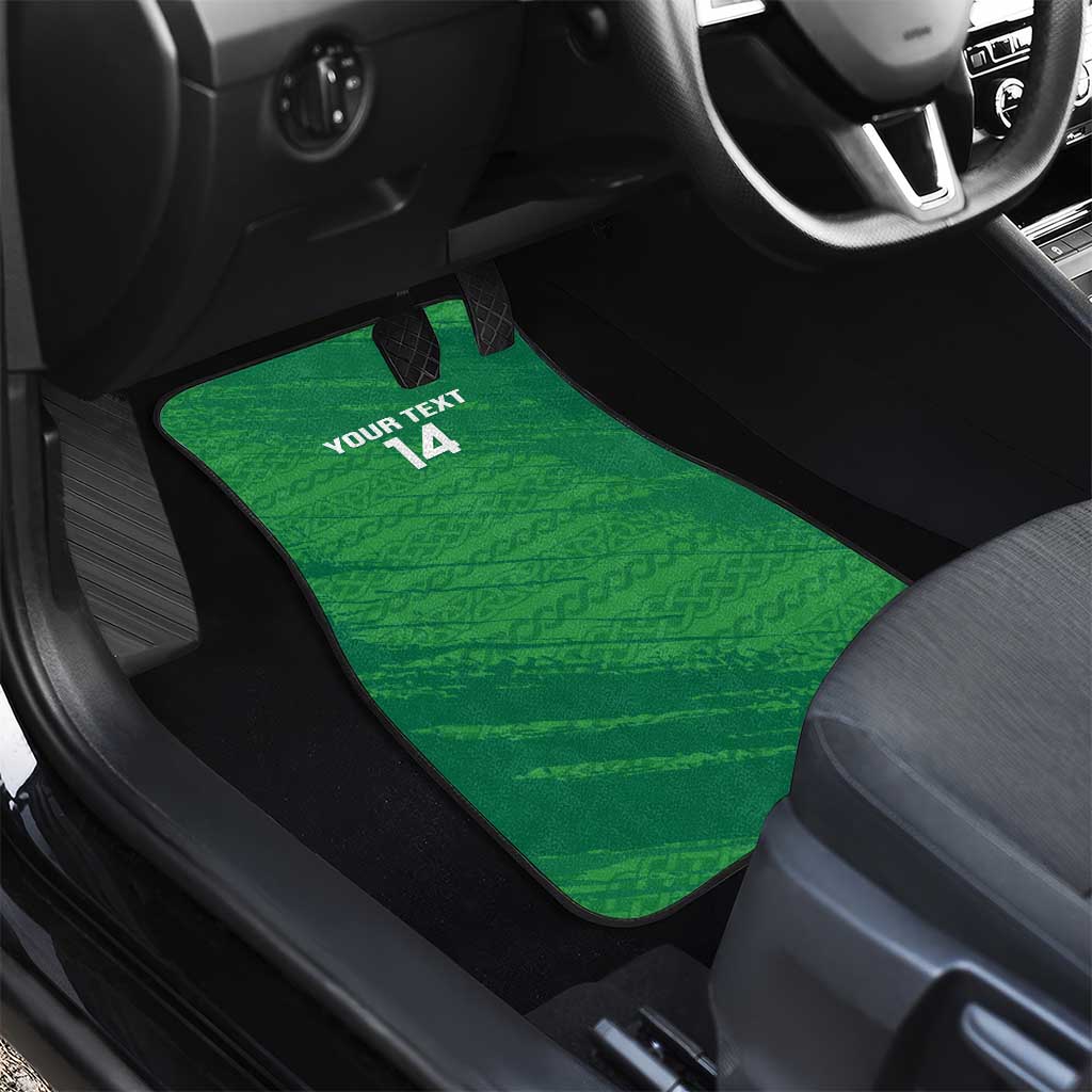 Custom Ireland Cricket Car Mats Irish Celtic Knot - National Color