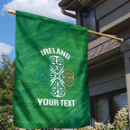 Custom Ireland Cricket Garden Flag Irish Celtic Knot - National Color